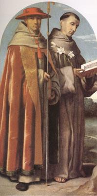 MORETTO da Brescia Bonaventure and Anthony of Padua (mk05)
